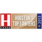 James Alston was awarded Houston's Top Lawywers Award for 2013