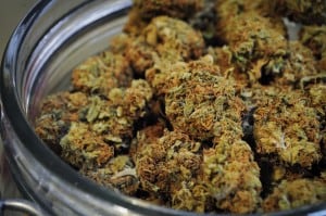 jar of marijuana