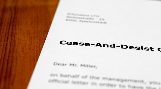 How To Respond To A Cease And Desist Letter The Law Office Of